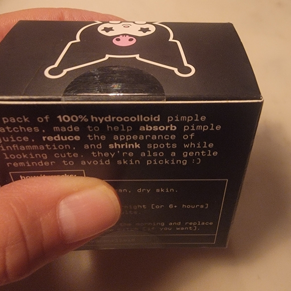 Hello Kitty Kurimi Black Skincare Compact Pimple Patches 32 Count - Picture 4 of 4